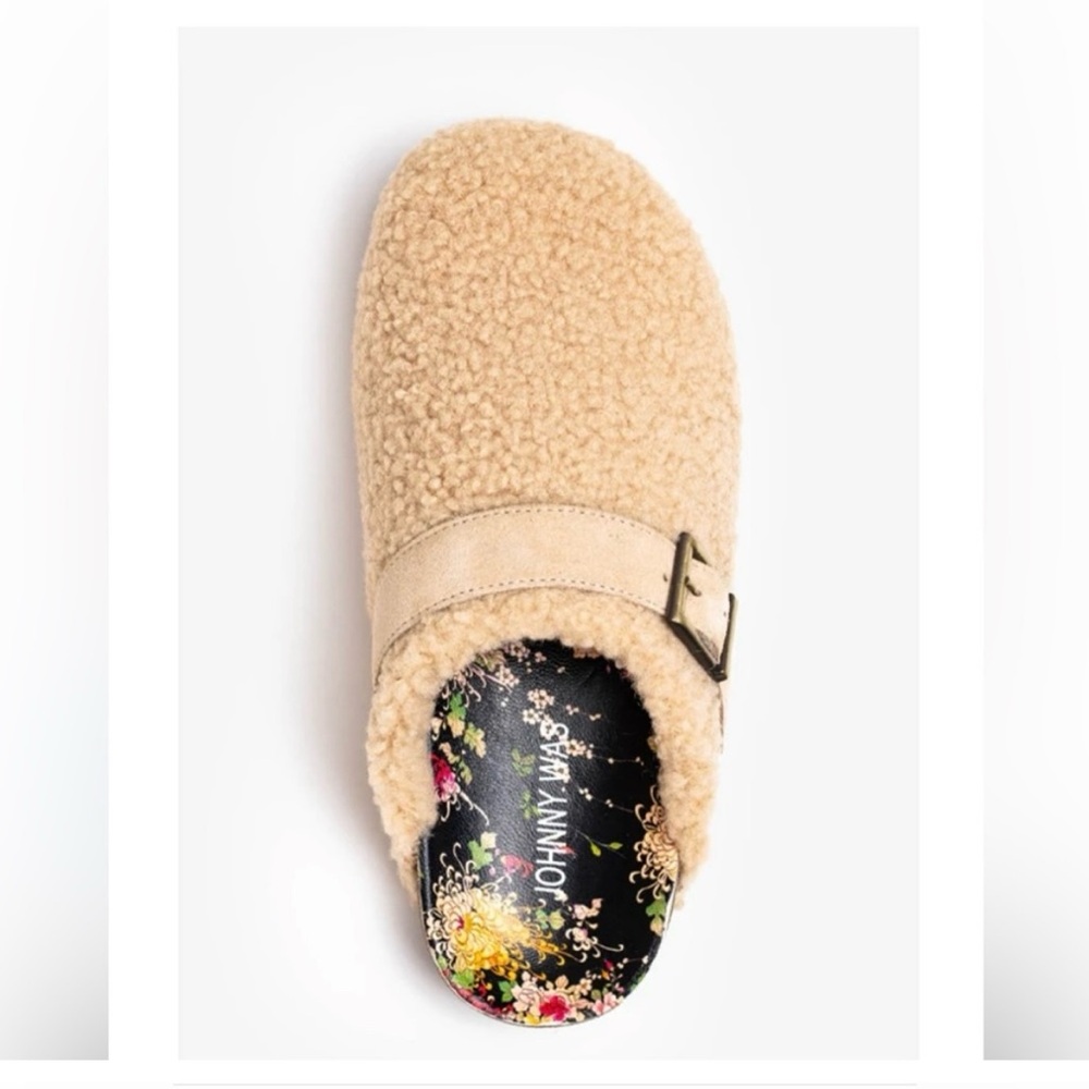 Johnny Was Mono Sherpa Slip On Shoe